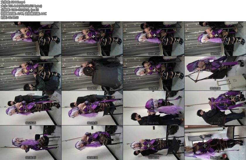 [此间鸽者] 神秘出手女黑天鹅女士的紧缚挣脱尝试-丝依依