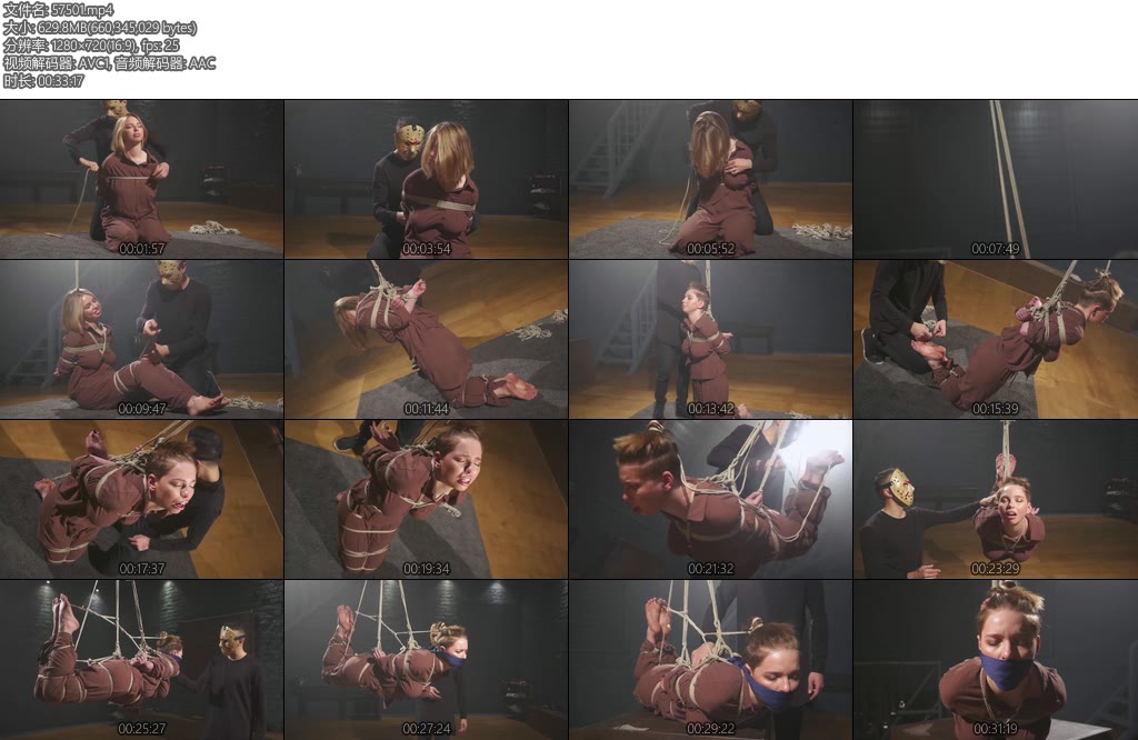 [欧美绳艺] Guzel Live Bondage Seance With Suspension-丝依依