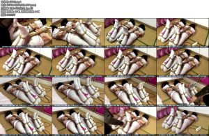 [新月原创] 红豆琳媚纯欲一身白双人驷马面壁带着充电D和棒棒互相忍耐扭动但不许动-丝依依