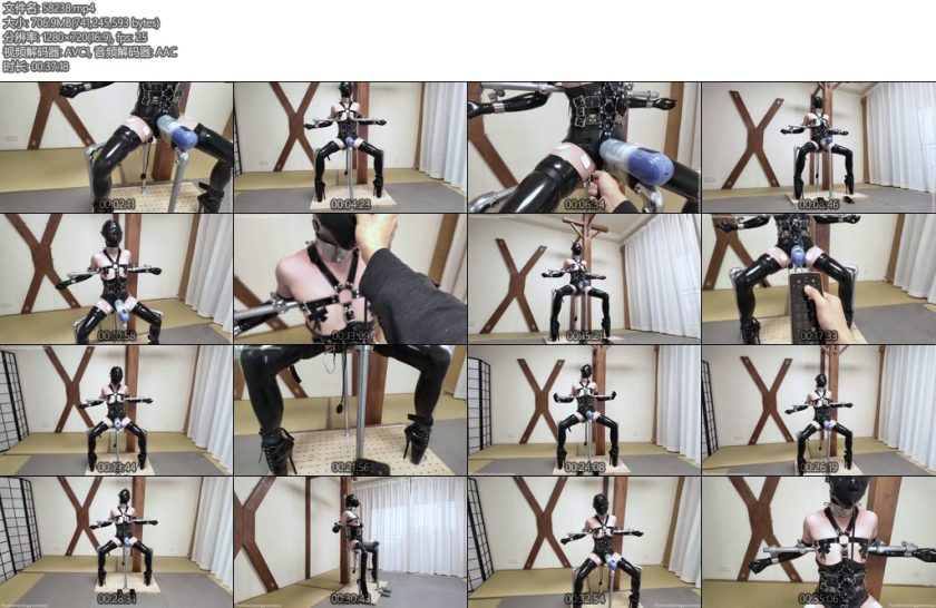 [鹿角与猫爪] 硬核复刻国外大佬的钢管拘束架手臂合拢手腕打开一字拘束半蹲坐姿势上下塞入充气玩具双郊狼电击6个贴片一对乳夹一起工作全自动榨汁杯与钢管结合固定于裆部责罚-丝依依