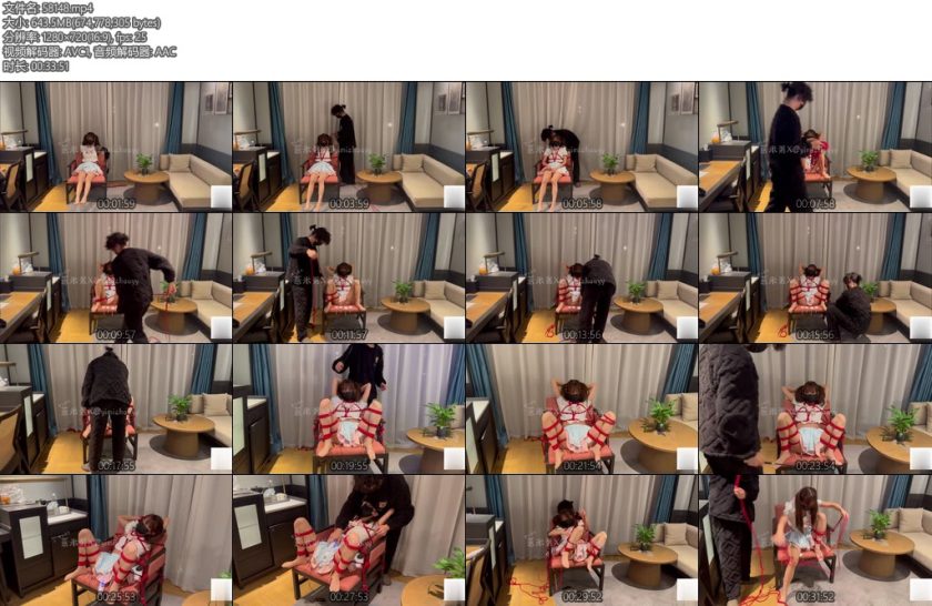 [薏米粥] JK1小萝莉JK椅子固定折腿缚tksp郊狼震动棒调教-丝依依