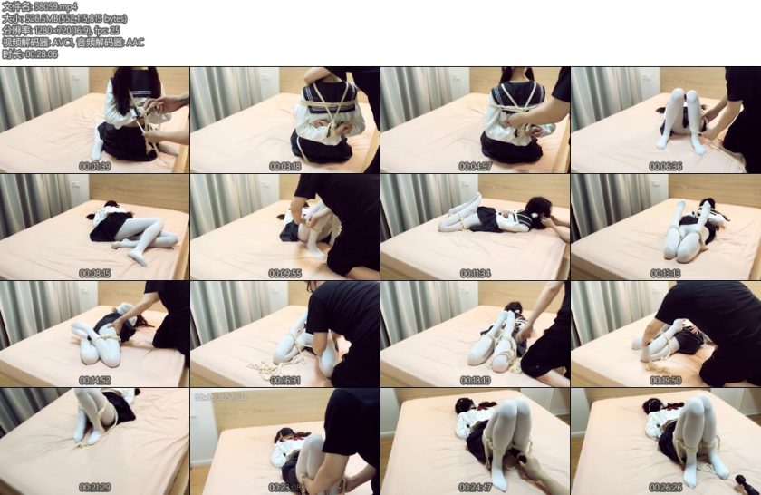 [九尾少女] 新人M漫展领回家的双马尾JK制服小M漫展常驻coser170白丝大长腿第一次尝试SM捆绑强制高潮M属性十足娇喘不断满屏的白丝诱惑-丝依依