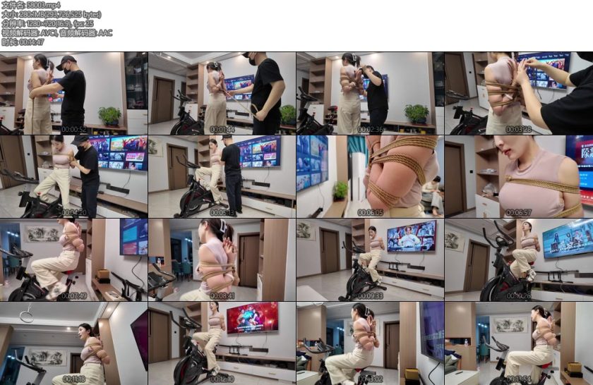 [李大侠] 佳佳后手观音骑动感单车-丝依依