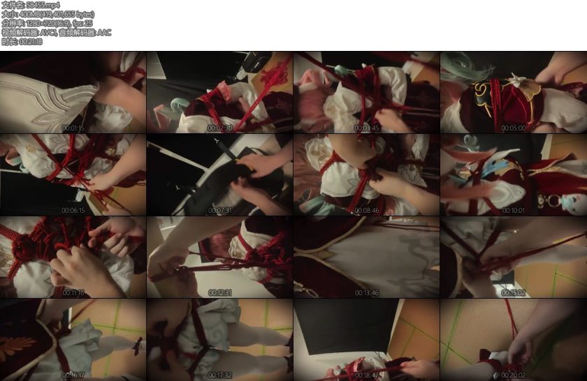 [汐月原创] 第一视角日式tk绳裤悬吊-丝依依