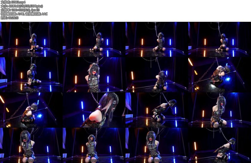 [人间牧场] 拘束屋第六期体验皮革拘束的羽毛笔-丝依依