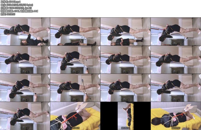 [亚洲绳艺] 小伪娘的约绑-丝依依