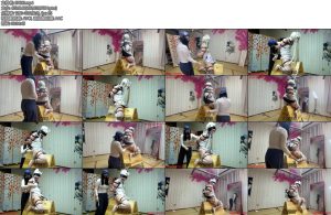 [悦感日记] 资深coser雀雀cos穹妹木马刑具秒潮神器啵啵贝失控模式SP星空紫揉胸挠痒捏B窒X-丝依依