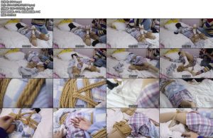 [荷仙原创] 荷仙少女 橙毛短发学生妹的两种受虐绑姿势肉丝蕾丝花边袜的本本B拼命想挣扎但敏感的身体一直遭受咸猪手的乱摸与揩油后面直接急哭了-丝依依