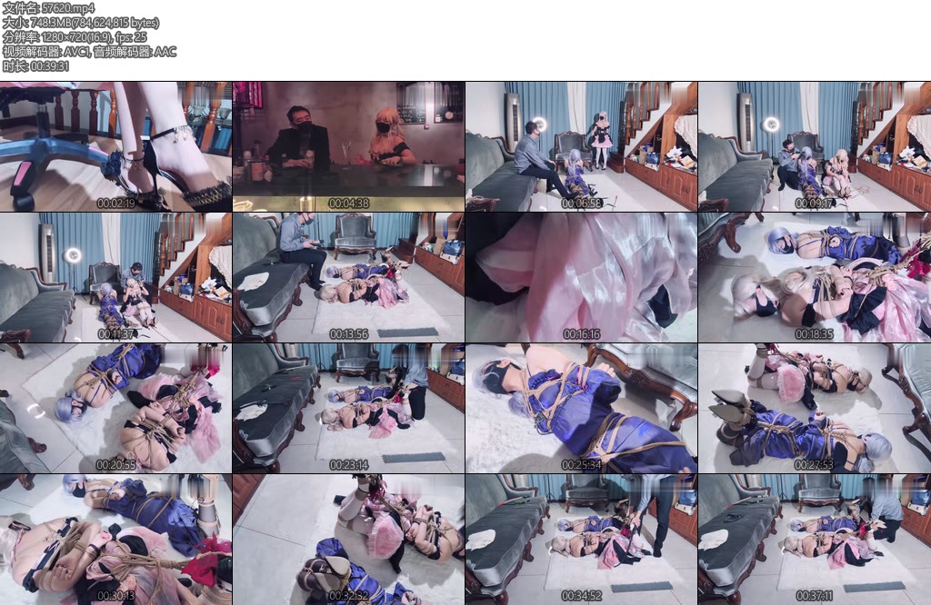 [BadCat] 剧情咲希X妙妙两名绝色女特工身穿洛丽塔惨遭反派暗算被驷马捆着羞辱QG踩脸TJ-丝依依