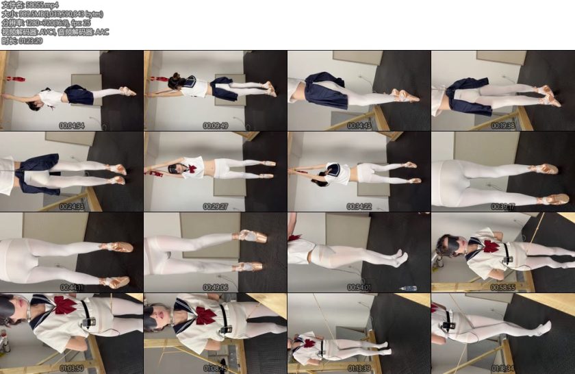 [眼眸原创] 芭蕾鞋垫脚定时电击调教145-丝依依