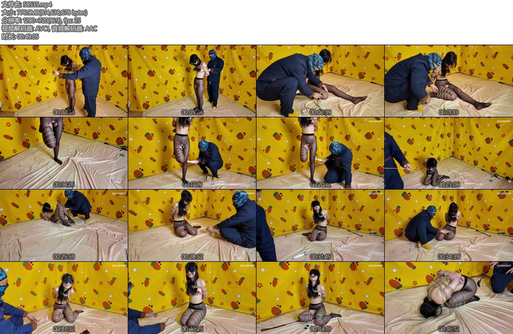 [道士下山] 虐胸单腿吊缚蒙眼折腿马油丝袜皮鞭振动棒棒Tk游戏惩罚皮鞭打脸电击-丝依依