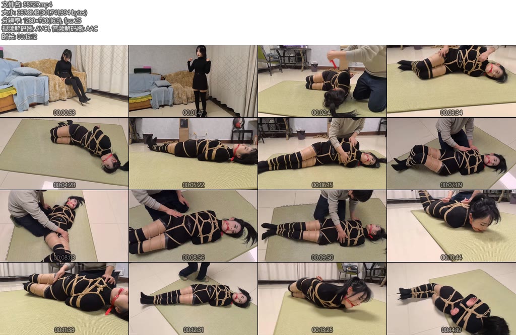 [精致原创] 蝴蝶入室捆绑-丝依依