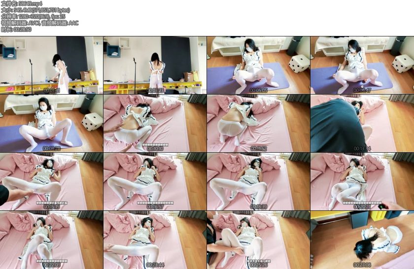 [夏遇妙妙屋] 馨馨不懂事的女仆打扰我睡觉只能惩罚她了贝贝炮击抽插打屁股爬行按摩棒电击-丝依依