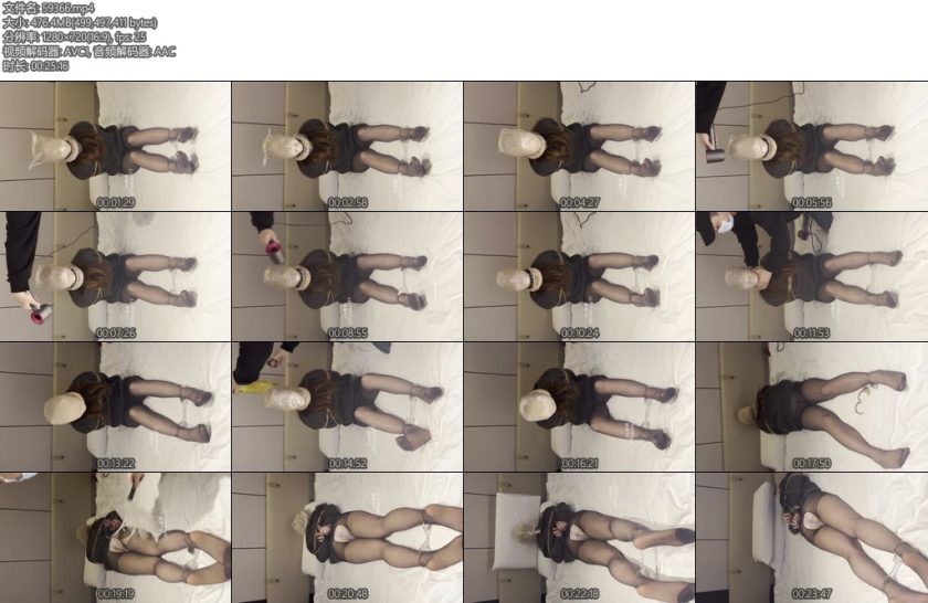 [小C老师] 全包丝袜加热缩袋窒息调教-丝依依