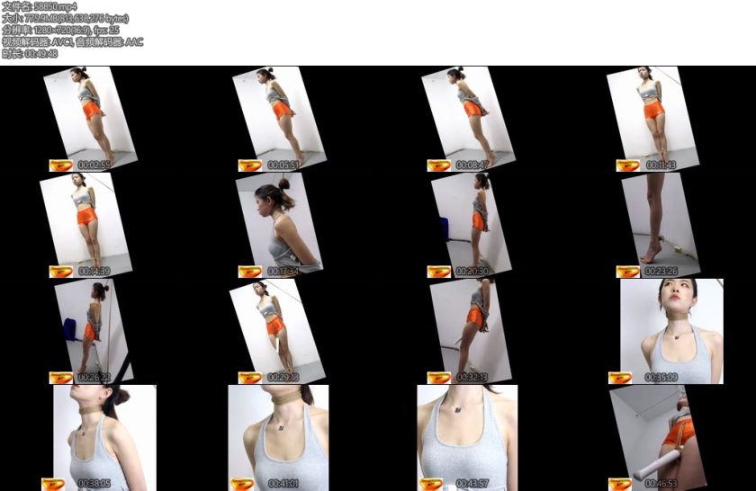 [魅影空间] 萍儿窒息踮脚尖强高萍儿吊缚脚尖垫地受不了放下马上窒息反复求饶惩罚加码中棒棒振阴强高脚尖颤抖-丝依依