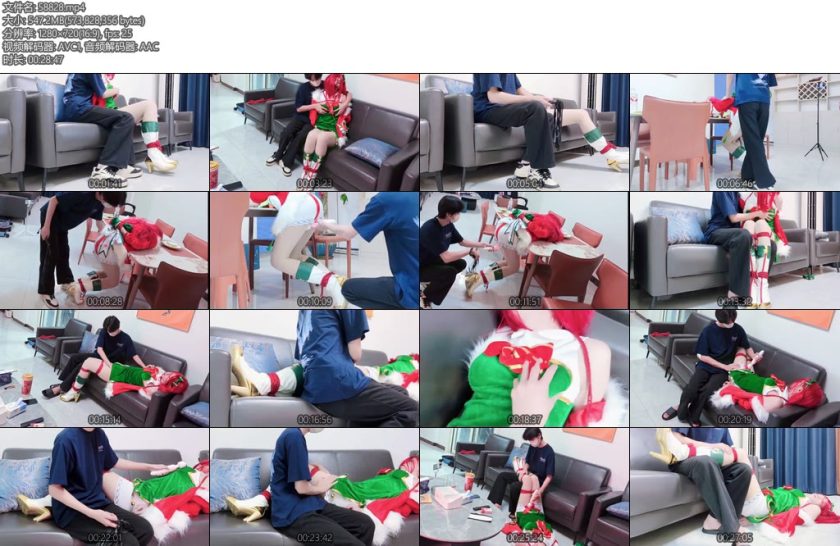 [亚洲绳艺] 绑架犯小林 新春玖辛奈COS约拍-丝依依