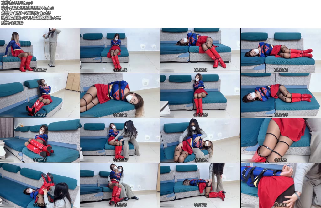 [梦川原创] 尤物收藏夹菜菜女超人失去力量之后-丝依依