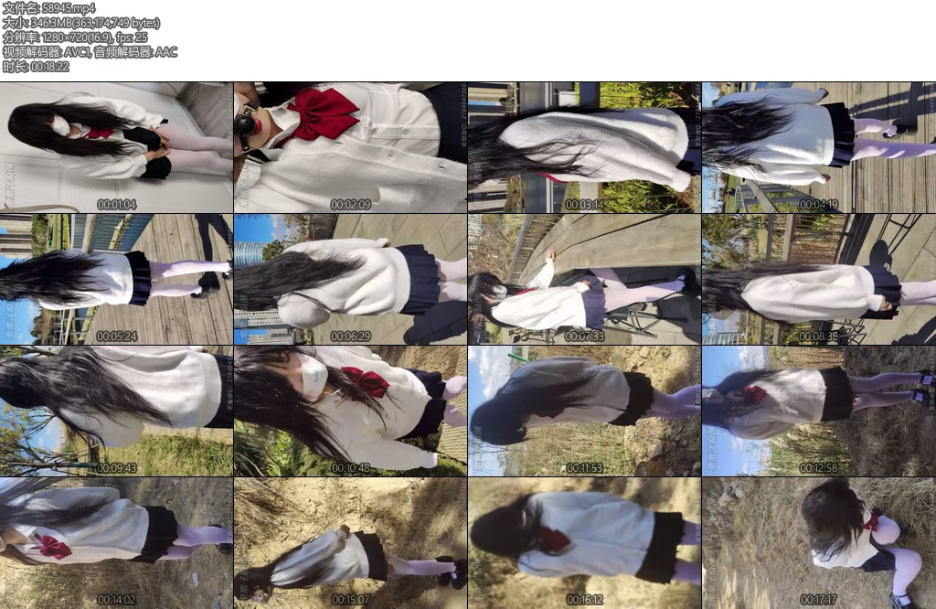 [栗栗子] 被强制的妹妹05户外强高户外调教公园强高户外失禁假丁丁jk白丝口球-丝依依