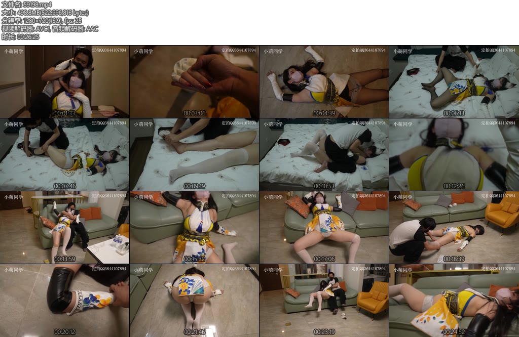 [小萌同学] bl41小萌cos胡桃到家被勒死摆弄-丝依依