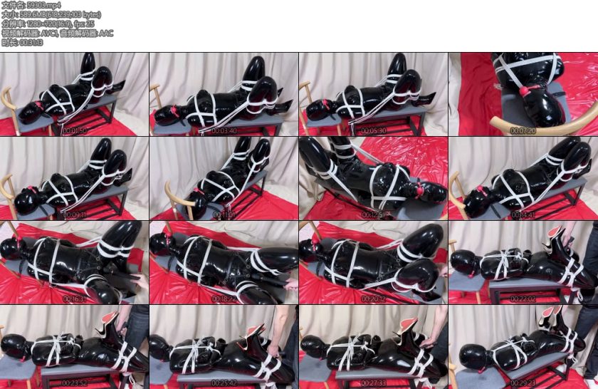 [水彩笔] 新人妹子乳胶紧缚第二弹循序渐进的乳胶填充物紧缚玩耍分开双腿捆绑在凳子上口球把嘴巴塞起来一个优质的乳胶填充物诞生了玩具肯定是必不可少的一个乌黑发亮的乳胶肉块在不停的挣扎呻吟-丝依依