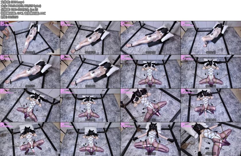 [亚洲绳艺] 绳缚日本工作室 Yumi浅尝全包保鲜膜全包窒息菱形K9电击啵啵贝放置GC黑丝竞速泳衣激凸乳头玩弄M分腿直流震动棒玩弄到麻-丝依依