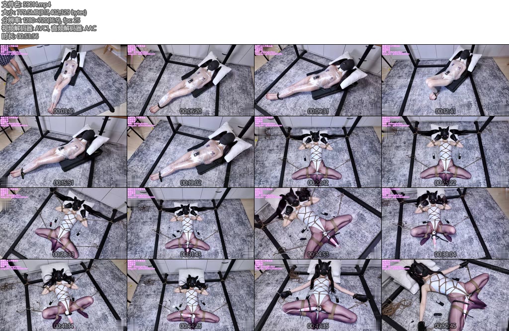 [亚洲绳艺] 绳缚日本工作室 Yumi浅尝全包保鲜膜全包窒息菱形K9电击啵啵贝放置GC黑丝竞速泳衣激凸乳头玩弄M分腿直流震动棒玩弄到麻-丝依依