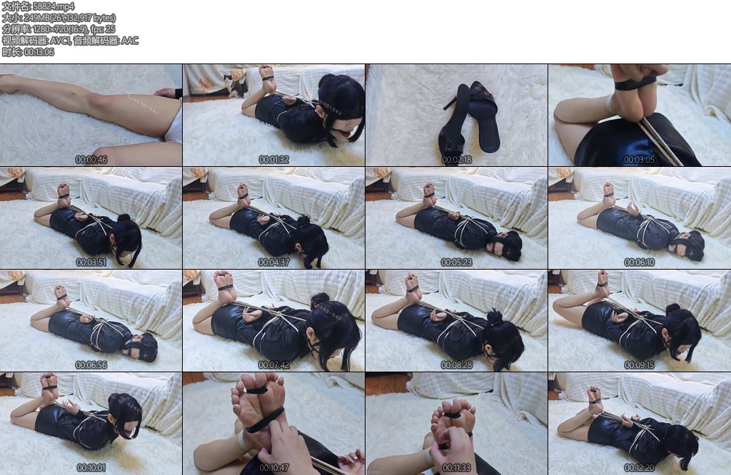 [司念念] 念念定拍少女在家舔脚被劫匪入室被驷马捆绑并且戴上眼罩口球不停的流口水随后捆绑脚掌和脚趾tk-丝依依