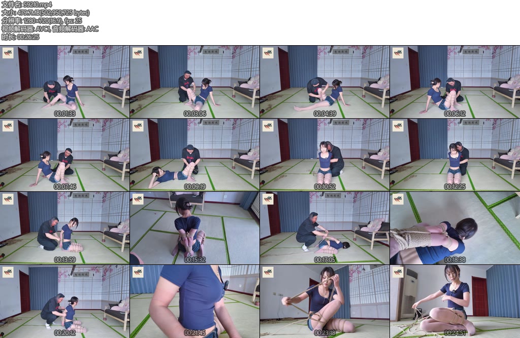 [秦韵绳屋] 袅袅的青蛙缚-丝依依