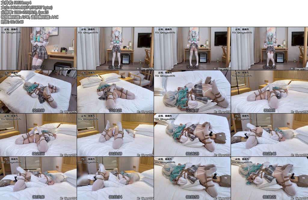 [藤原熊二] 流萤JK下啵啵贝强制站立驷马分腿强制多次高潮突突机高速模式不断刺激-丝依依