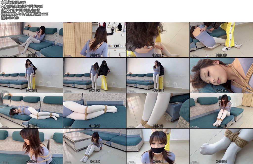 [梦川原创] 脸蛋绝了极品女友坏蛋入室隐藏被发现后与思琪争吵坏蛋将思琪弄晕捆绑挣扎-丝依依