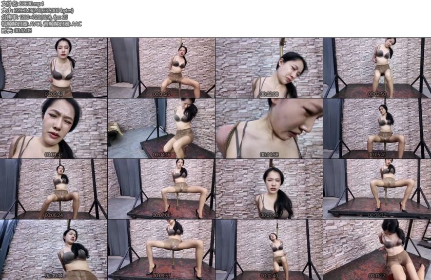 [飞天原创] 最残酷的马步折磨-丝依依