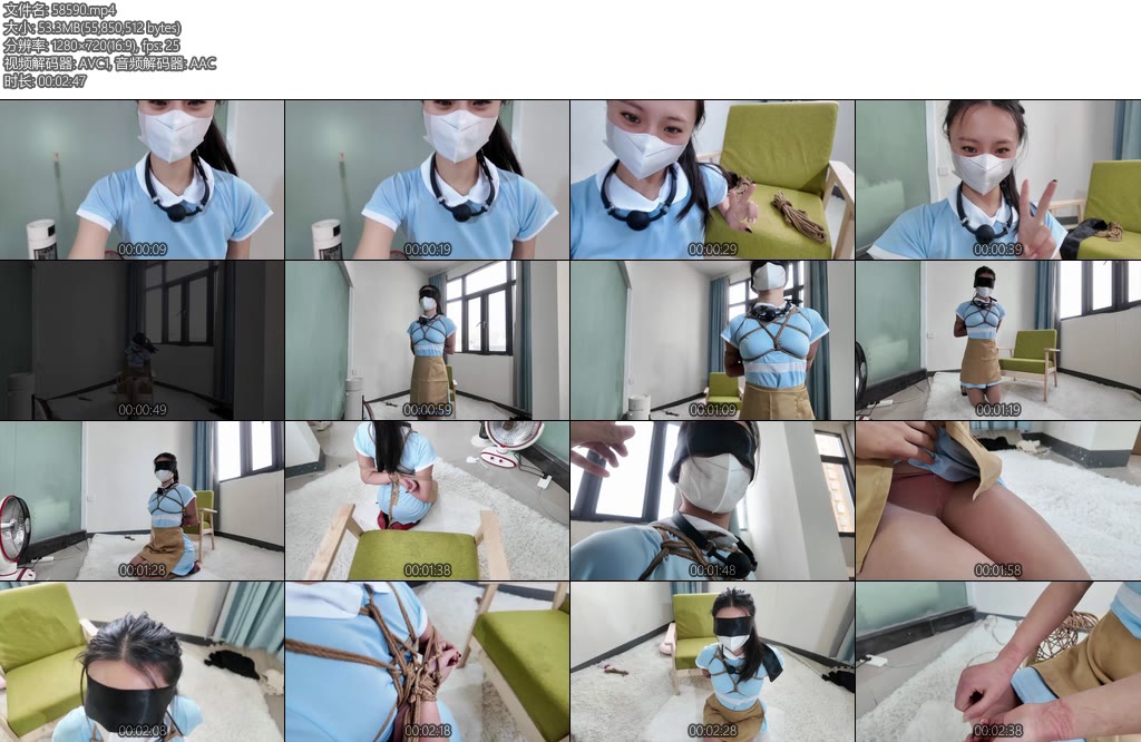 [AUnT] 好利来套装试绑戴口球展示-丝依依