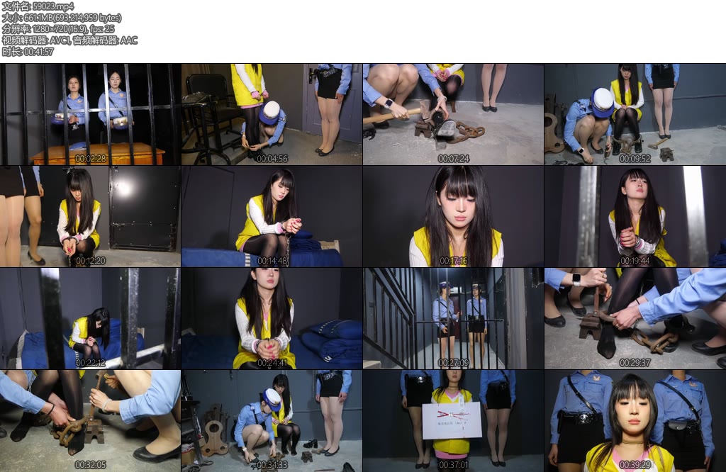 [胜景影视] 毒贩的尽头下集女毒贩周佳欣在酷刑的折磨下老实认罪伏法被判死刑砸死镣执行绞刑-丝依依