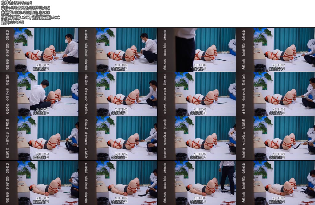 [縛灵阁] 女大学生的初次绳调体验上-丝依依