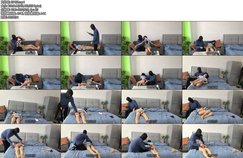 [睡美脚] 某利来服务员诺米的劫难视觉感官剥夺ZDB反复捂晕翻白眼TK开档肉丝捆绑抚摸蹂躏-丝依依