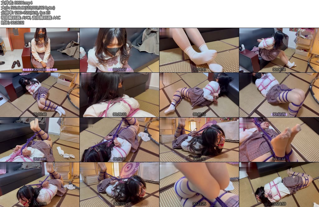 [纱柚原创] 咪泛被黑心精神病院医生编造病症驷马口球强制抬头囚禁在家等待她的将是被带入精神病院更进一步治疗-丝依依