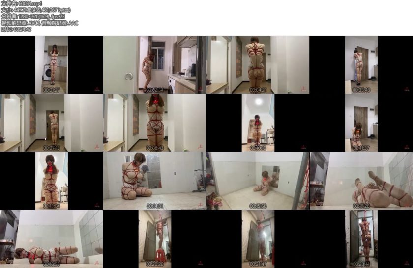 [CD伪娘] 小诡的自缚158第一尝试果体自缚-丝依依
