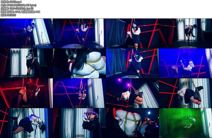 [胜景影视] 吊着无法动弹的女M-丝依依