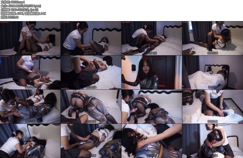 [悦感日记] 微剧情女S调教JK闺蜜时闯进女小偷顺带一起调教最后关灯放置离去超多预览图-丝依依