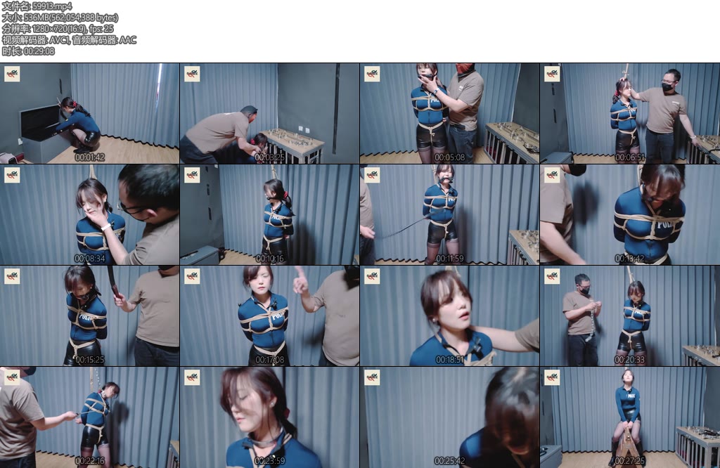 [秦韵绳屋] 落入圈套的女搜查官-丝依依
