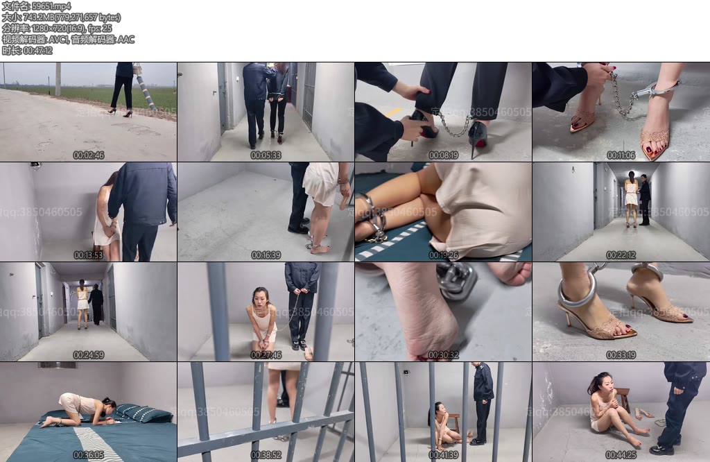 [忘忧社] 一女犯被抓后拒不交代被带手脚拷大腿拷最终承认罪行被脚底板刺字最终被五花大绑执行死刑-丝依依