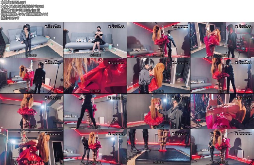 [BadCat] 妙妙X依依闺蜜约好一起去漫展结果妙妙甩下依依和别人组cp回家后被依依迷晕狠狠直臂捆绑报复-丝依依