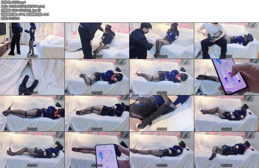 [司念念] 念念剧情被反制的女jing念念手铐胶带捆绑5.5厘米超大口球堵嘴啵啵贝失控模式真实放置-丝依依