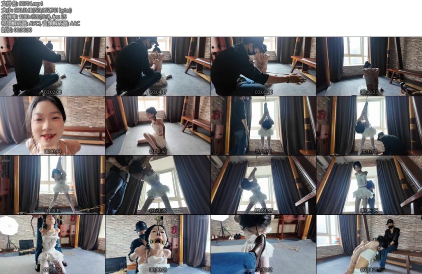 [一绳所爱] 软妹子白培培初体验-丝依依
