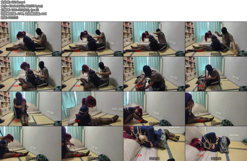 [小五哥] 妹子的捆绑挣脱第二集-丝依依
