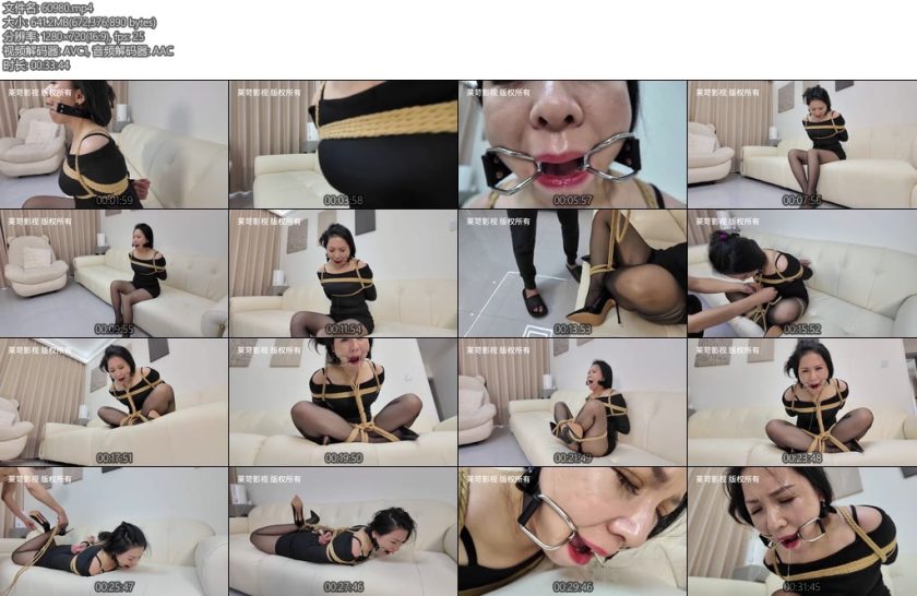[莱苛艺束] lk0010艾喵海老缚 日式驷马-丝依依
