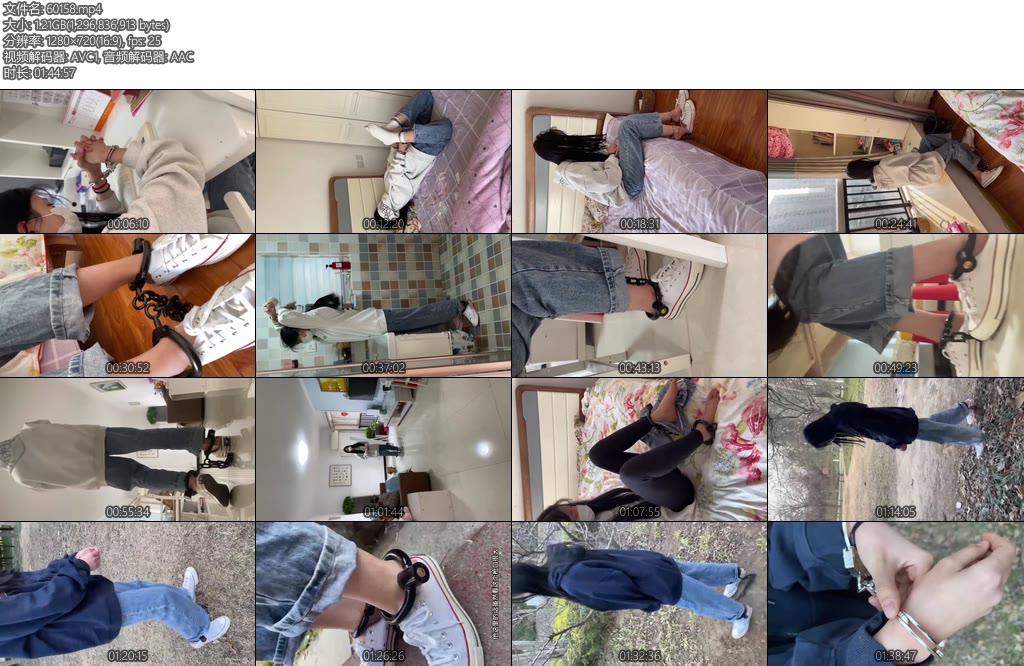 [布莱恩] 18岁女高中生的镣铐vlog拘禁学习-丝依依