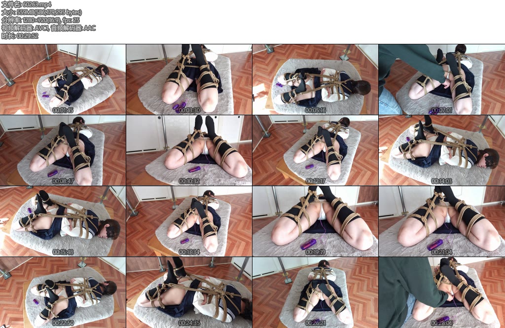 [亚洲绳艺] イっちゃダメ一生懸命にアクメ我慢する女生徒Don t cumA female student desperately tries to hold back her orgasm-丝依依