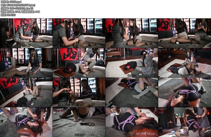 [绳欲club] 新模特冷萌御姐童童的初体验猫耳灰丝水手服连体黑丝叠穿胡坐缚TK女调女结尾附有小访谈环节哦-丝依依