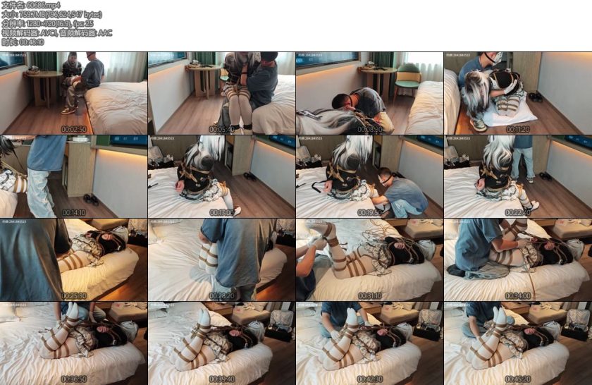 [亚洲绳艺] 超美小男娘轻度捆绑体验-丝依依